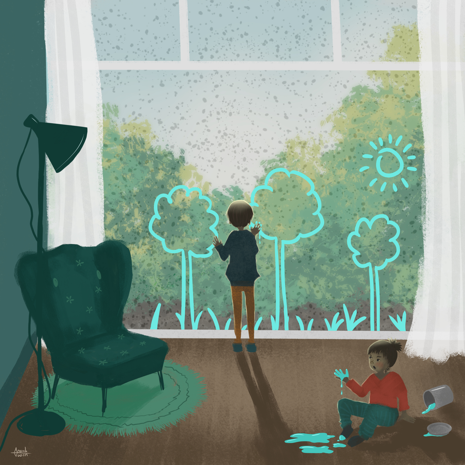 The world is outside